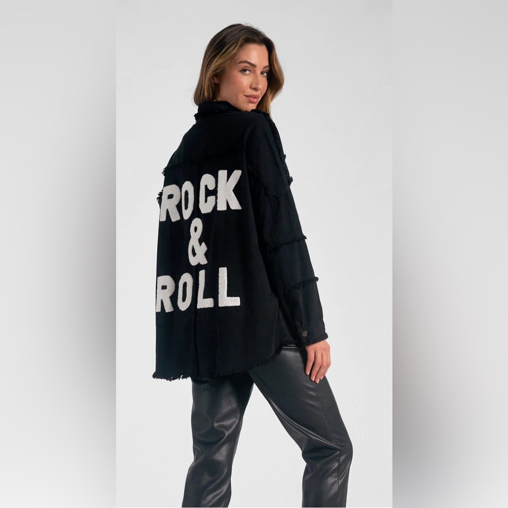 Elan Devan Black “Rock & Roll” Women's Jacket